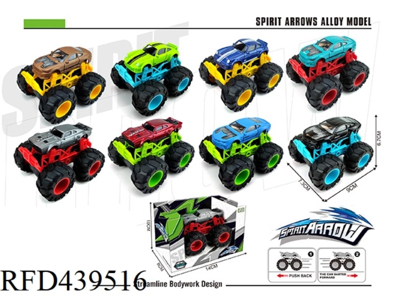 ALLOY PULL BACK OFF-ROAD SIMULATION CAR