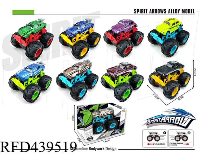 ALLOY PULL BACK OFF-ROAD SIMULATION CAR