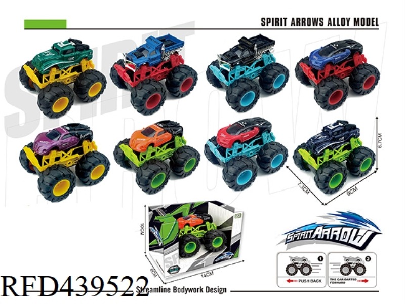 ALLOY PULL BACK OFF-ROAD SIMULATION CAR