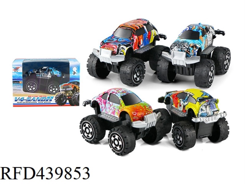 1:43 ALLOY PULL BACK OFF-ROAD VEHICLE (SINGLE PACK)