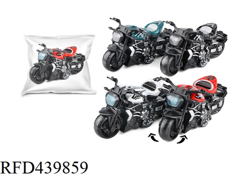 1:32 ALLOY DEVIL MOTORCYCLE PULL BACK