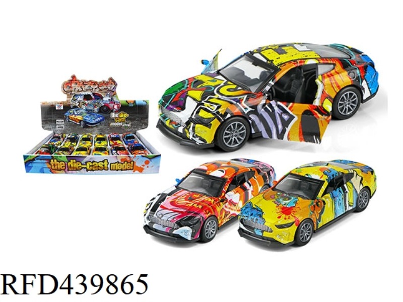 1:32 ALLOY MUSTANG MODEL DOOR OPENING FORCE (12 PIECES)
