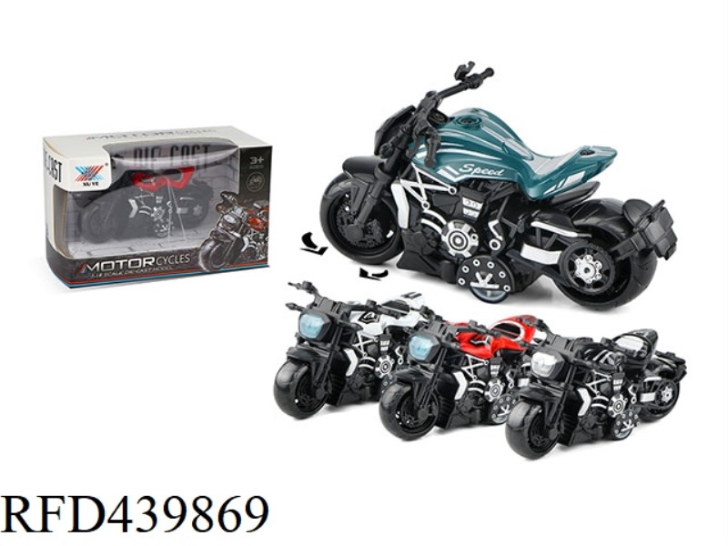 1:32 ALLOY DEVIL MOTORCYCLE PULL BACK (1 PACK)