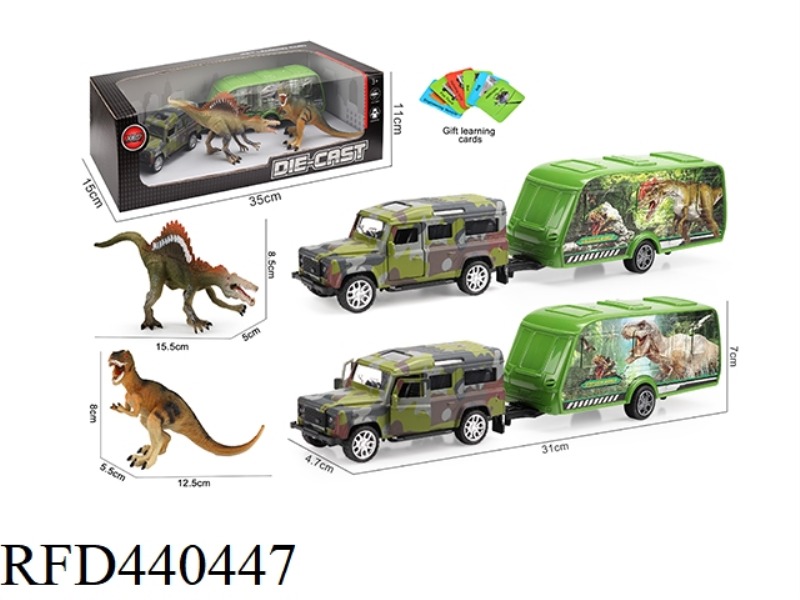 ALLOY DINOSAUR CAR