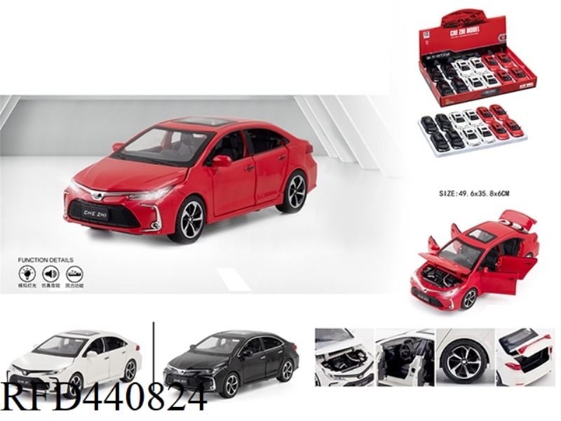 1:32 TOYOTA COROLLA (12PCS)