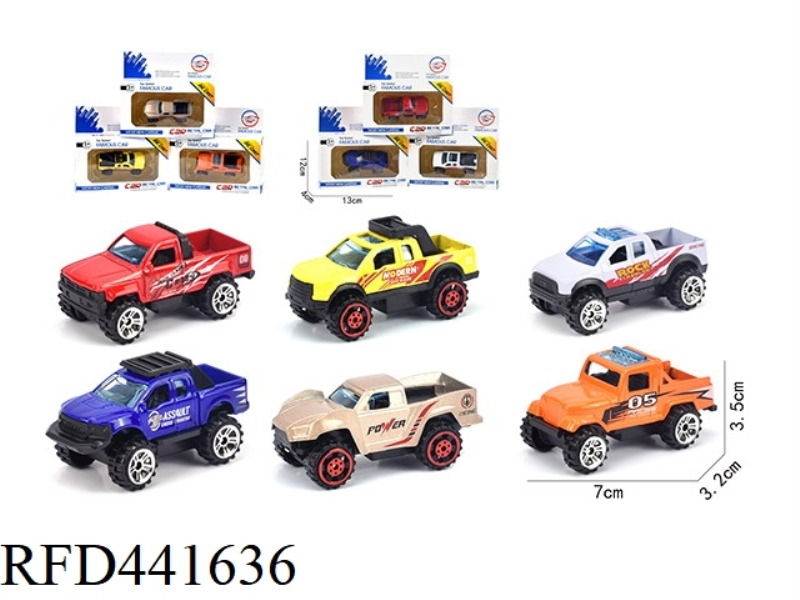 SLIDING ALLOY PICKUP OFF-ROAD VEHICLE