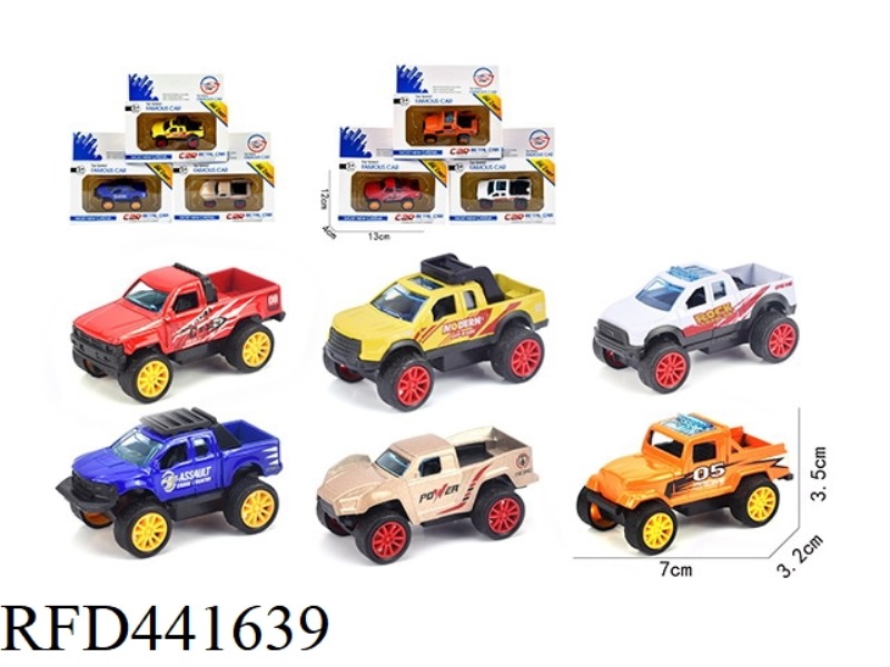 PULL BACK ALLOY PICKUP OFF-ROAD VEHICLE