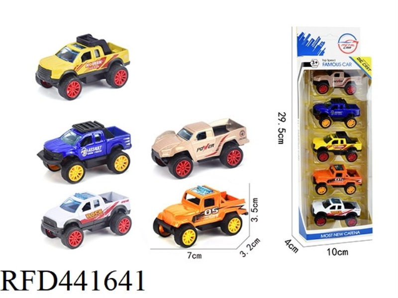 PULL BACK ALLOY PICKUP OFF-ROAD VEHICLE
