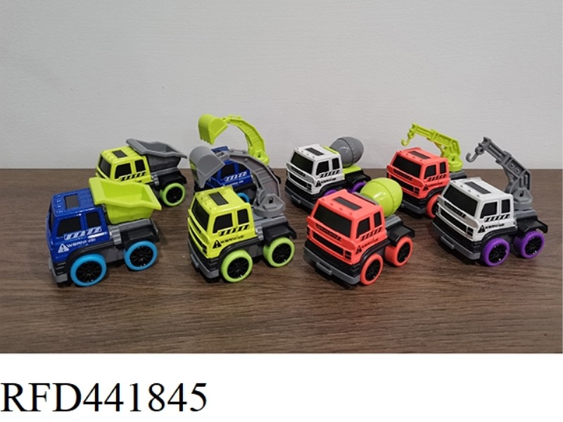 ALLOY PULL BACK ENGINEERING VEHICLE