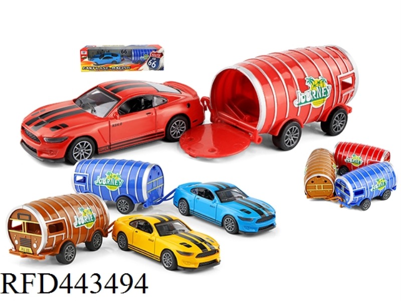 1:36 ALLOY SHELBY SPORTS CAR PULL BACK DOOR