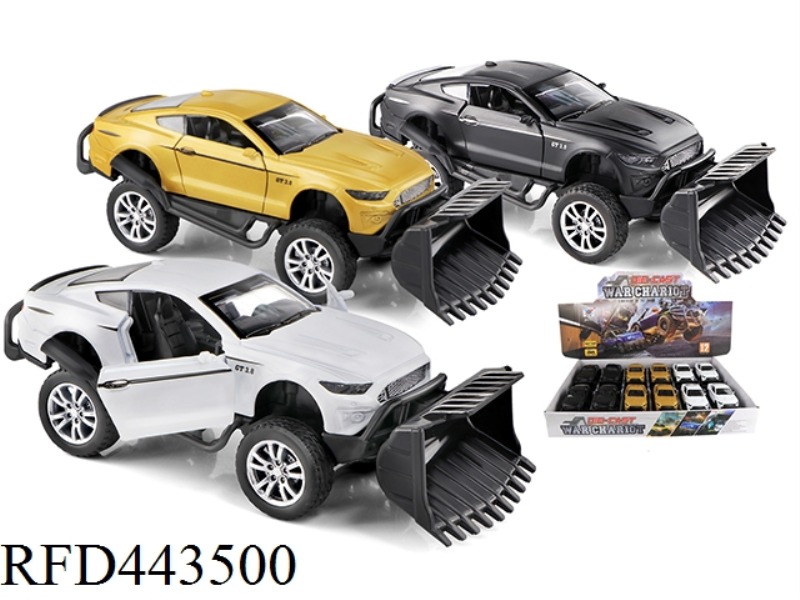 1:32 ALLOY CAR MUSTANG MODIFIED PULL BACK TO OPEN THE DOOR (12PSC/BOX)