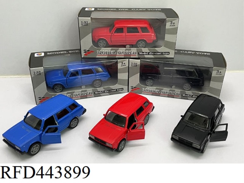 1: 32 SIMULATION LADA OFF-ROAD TWO DOOR RETURN FORCE ALLOY VEHICLE WITH LIGHT AND MUSIC