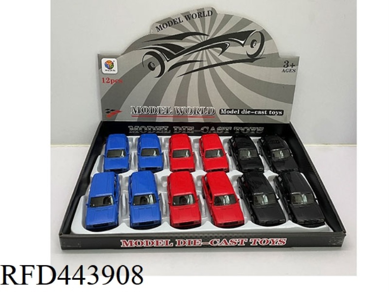 1: 32 SIMULATED LADA OFF-ROAD TWO DOOR RETURN FORCE ALLOY VEHICLE 12PCS