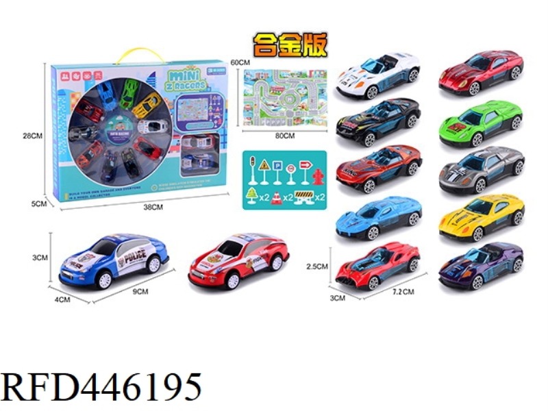 CITY ALLOY COASTING RACING SCENE SET