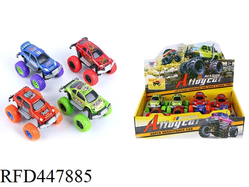 1: INERTIA OF 50 ALLOY CAR MODEL (8 PIECES / DISPLAY BOX)