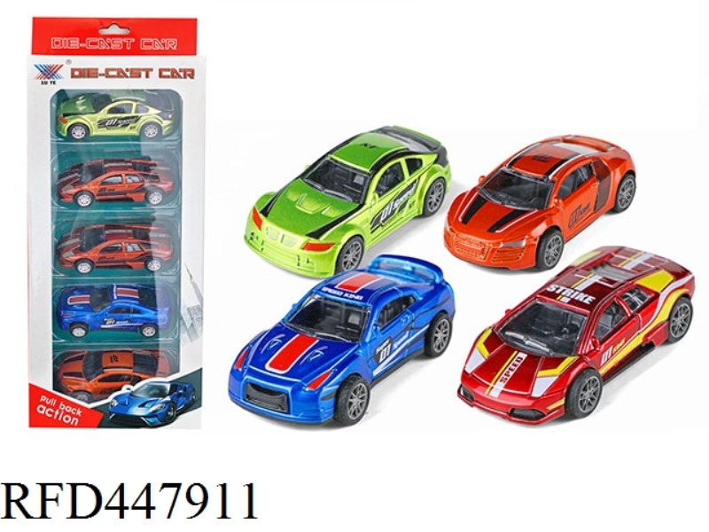 1: RETURN FORCE OF 50 ALLOY CAR MODEL (5 SETS)