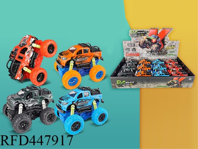 1: 32 ALLOY 4WD INERTIA CLIMBING CAR (12 PIECES / DISPLAY BOX)
