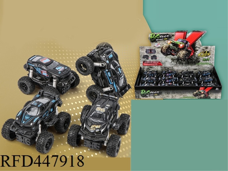 1: 32 ALLOY 4WD INERTIA CLIMBING CAR (12 PIECES / DISPLAY BOX)