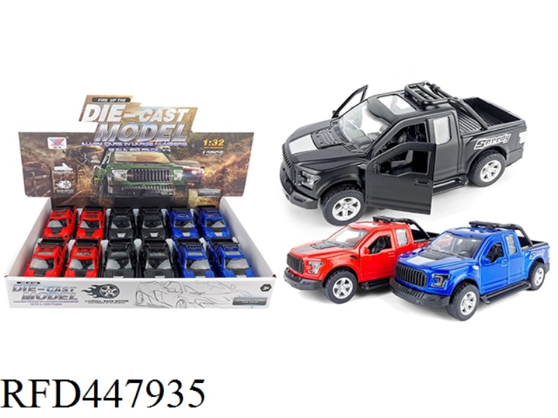 1: 32 PICKUP ALLOY CAR RETURN DOOR (12 PIECES / DISPLAY BOX)