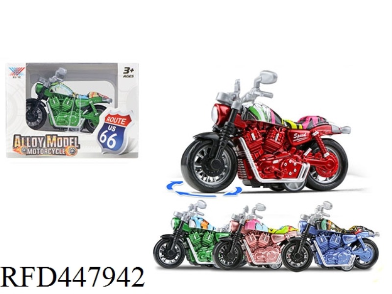 1: 36 HUILI ALLOY MOTORCYCLE (1 SET)