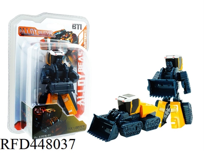 ALLOY ENGINEERING VEHICLE (BULLDOZER) HUMANOID PACKAGING