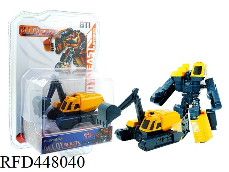 VEHICLE SHAPE PACKAGING OF ALLOY ENGINEERING VEHICLE (EXCAVATOR)