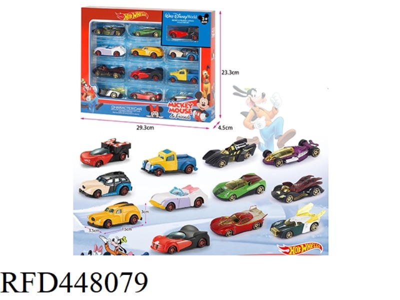 DISNEY CARTOON ALLOY CAR