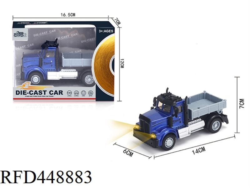 1: 64 HUILI AMERICAN TRANSPORT TRUCK (ALLOY TRUCK)