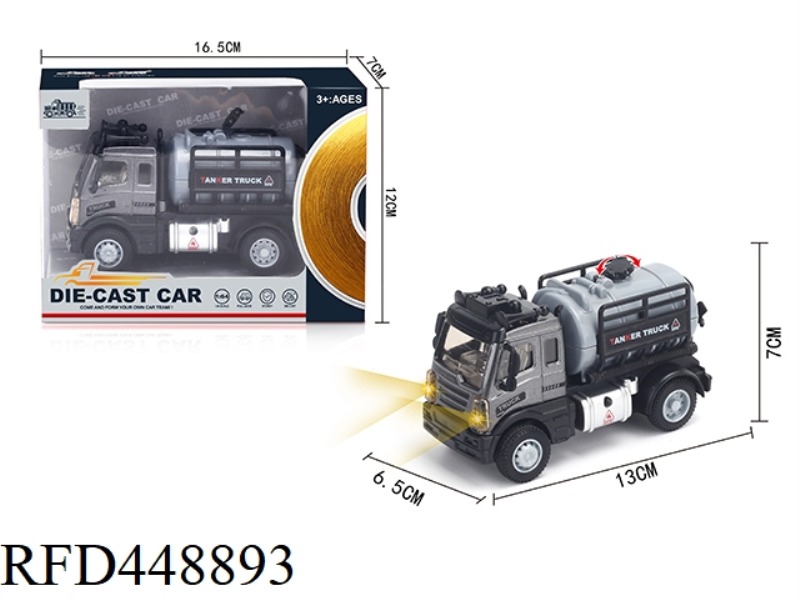 1: 64 RETURN EUROPEAN OIL TANK TRUCK (ALLOY TRUCK)