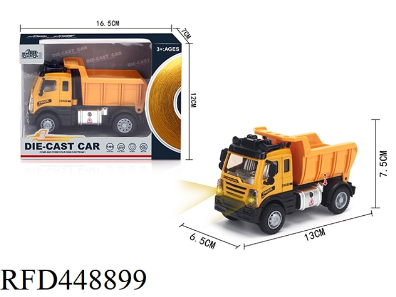 1: 64 HUILI EUROPEAN TYPE ENGINEERING MINE CAR (ALLOY CAR)