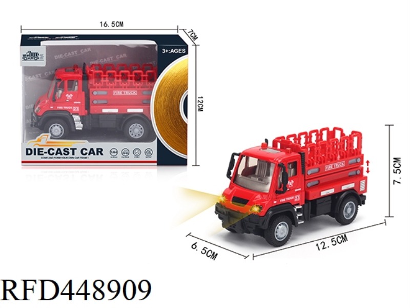 1: 64 HUILIDE LIFTING FIRE TRUCK (ALLOY TRUCK)