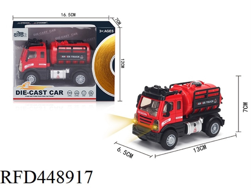 1: 64 HUILI EUROPEAN WATER TANK FIRE TRUCK (ALLOY TRUCK)