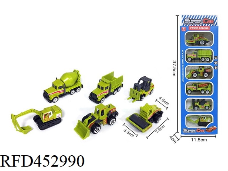 6PCS 1:64 ALLOY FARMER GLIDE (6 MIXED PACKS)