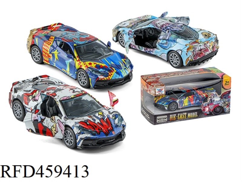 1:32 C8 CORVETTE ALLOY CAR DOOR OPENING FORCE (1 PACK)