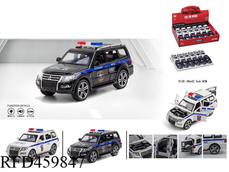 1: 32 PAJERO RUSSIAN POLICE CAR 12PCS