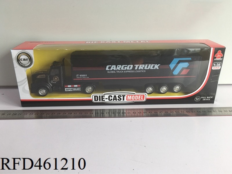 PULLBACK ALLOY CONTAINER TRUCK (LONG HEAD)