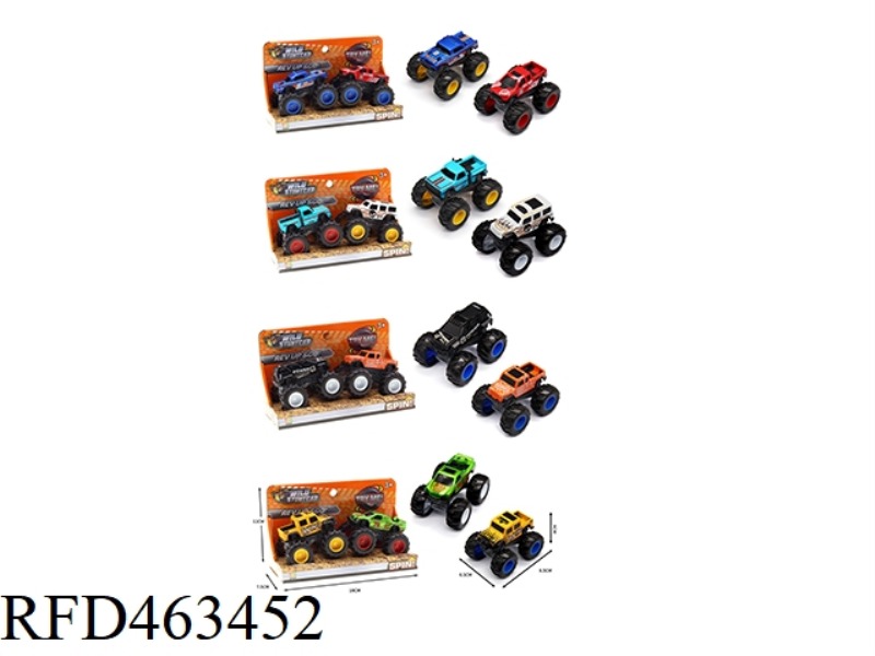CLIMBING SIMULATION OFF-ROAD ALLOY VEHICLE 4 MIXED MODELS