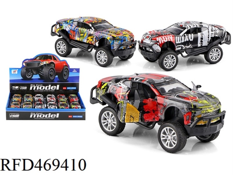 1:32 ALLOY BIGFOOT CHEVROLET WATERMARK PULL BACK DOOR (12 PACK)