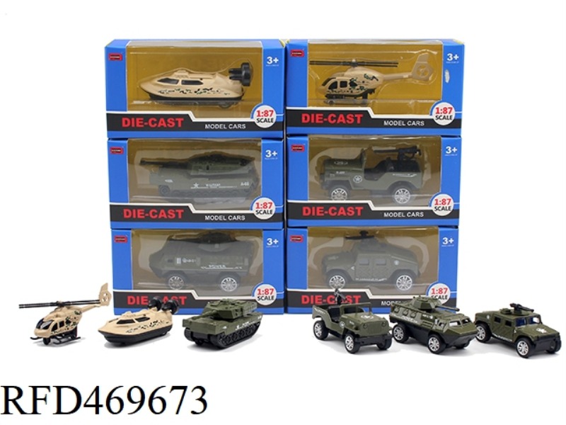 1:60 MILITARY VEHICLE MODEL 6 MIXED
