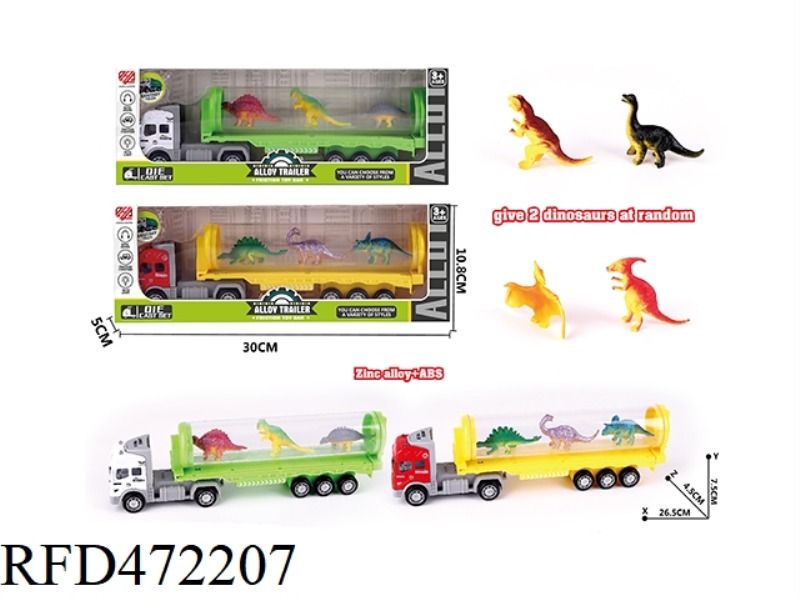 ALLOY INERTIAL EUROPEAN DINOSAUR TRANSPORTER