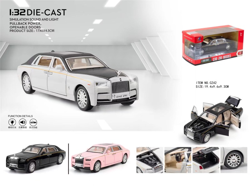1:32 ROLLS-ROYCE PHANTOM ALLOY CAR