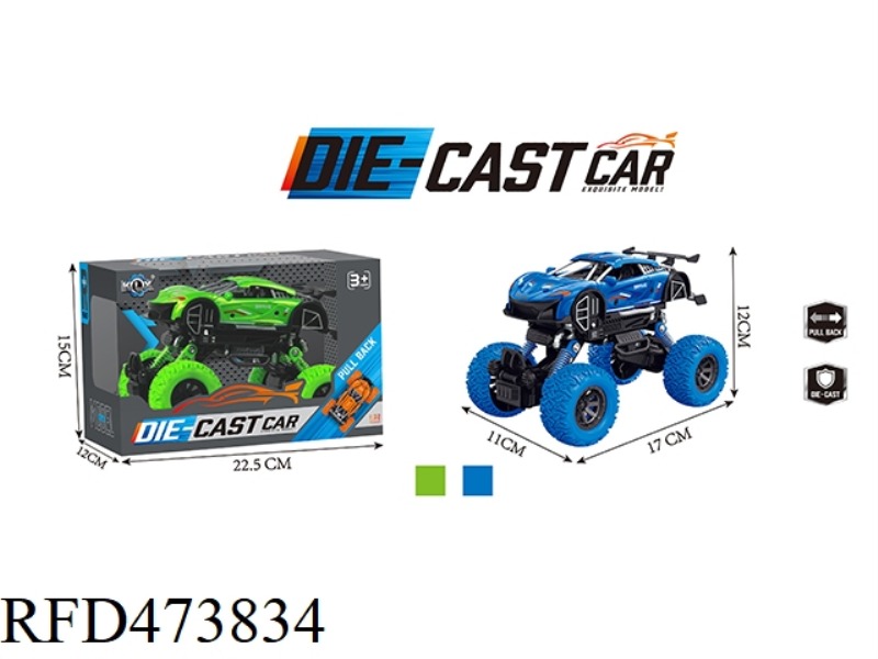ALLOY PULLBACK FOUR-WHEEL DRIVE LYCAN CLIMBING CAR