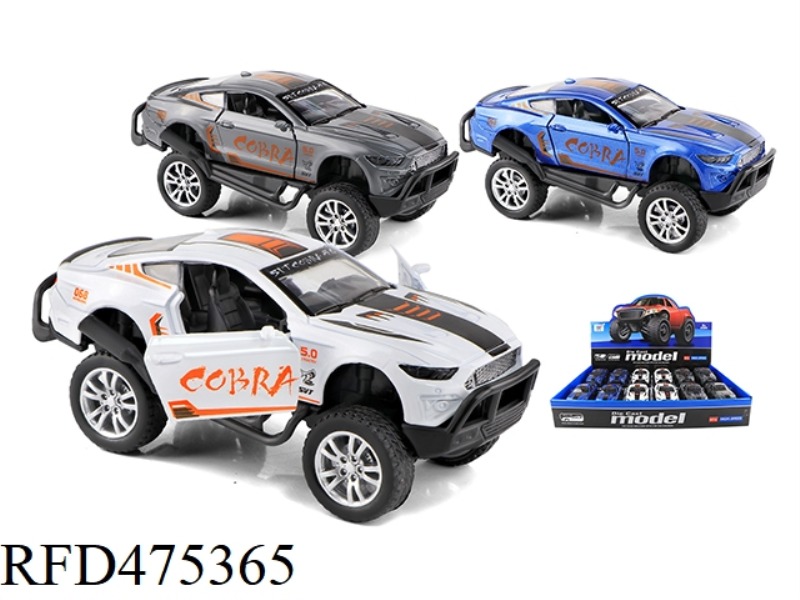 1:32 ALLOY CAR PULL BACK TO OPEN THE DOOR (12 PIECES)