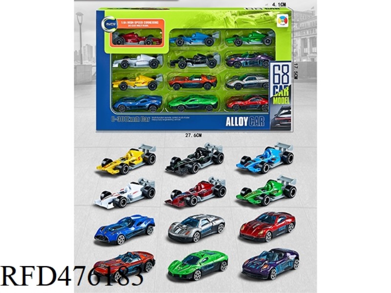 12 ALLOY SCOOTER MODELS B (F1+ IMITATION CAR SERIES)