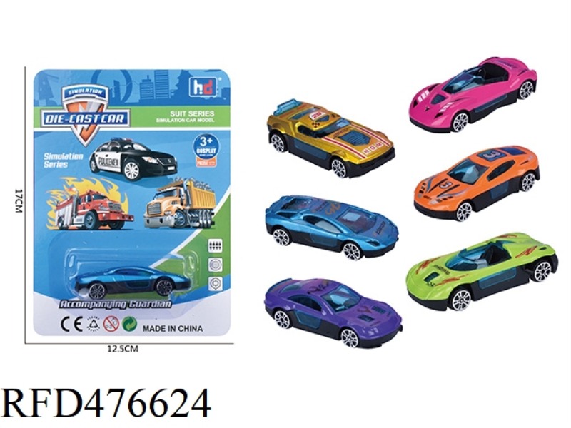 1:64 SLIDING ALLOY CAR