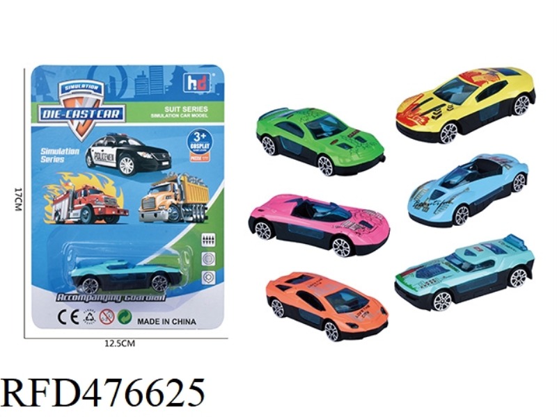 1:64 SLIDING ALLOY CAR