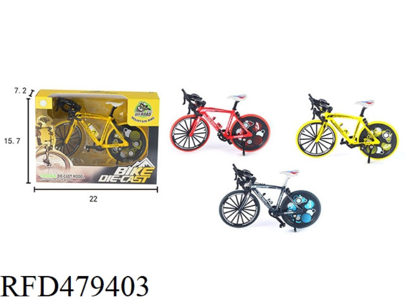 1:8 ALLOY DROP HANDLE ROAD BIKE WITH REST FRAME, CLOSED WHEELS