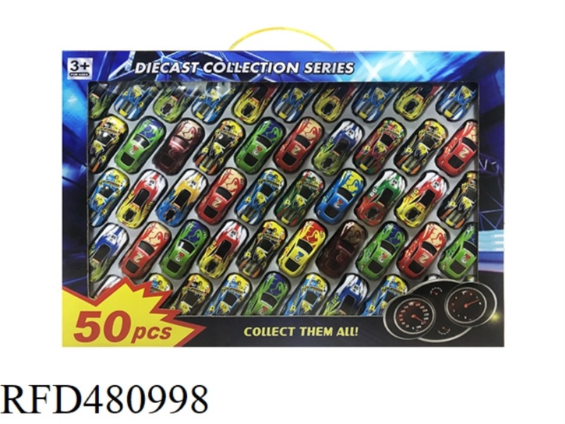 METAL 50 PULL BACK CARS