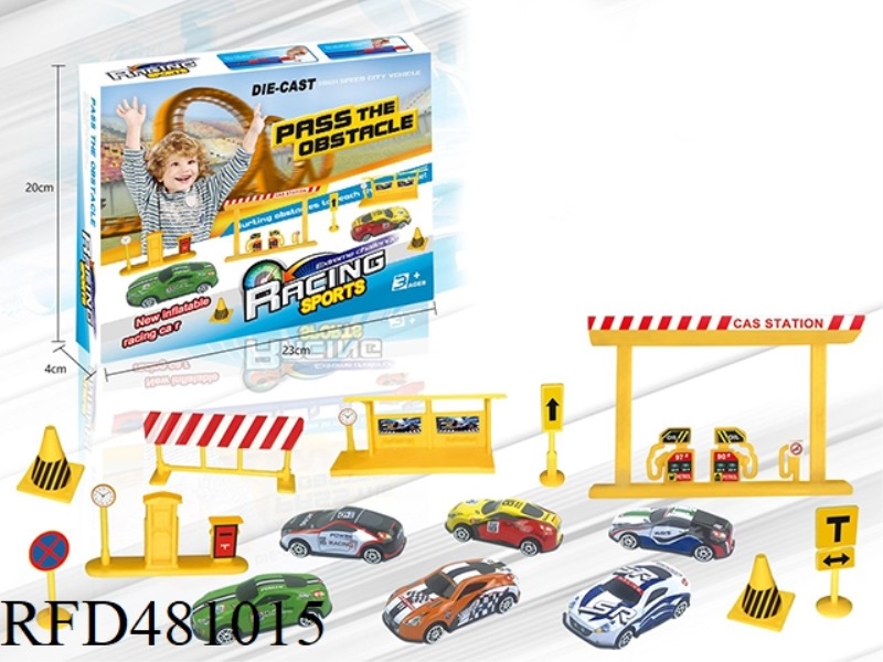 METAL PULLBACK CAR SCENE