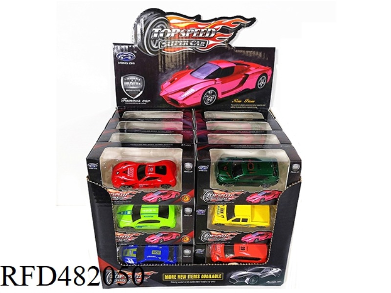1:64 EUROPEAN AND AMERICAN CLASSIC ALLOY SMALL 24PCS